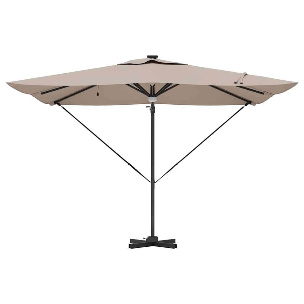 Roma Parasol 286 x 284 x 270 cm Aluminium og Polyester