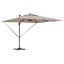 Roma Parasol 286 x 284 x 270 cm Aluminium og Polyester