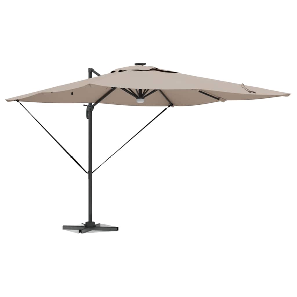 Roma Parasol 286 x 284 x 270 cm Aluminium og Polyester