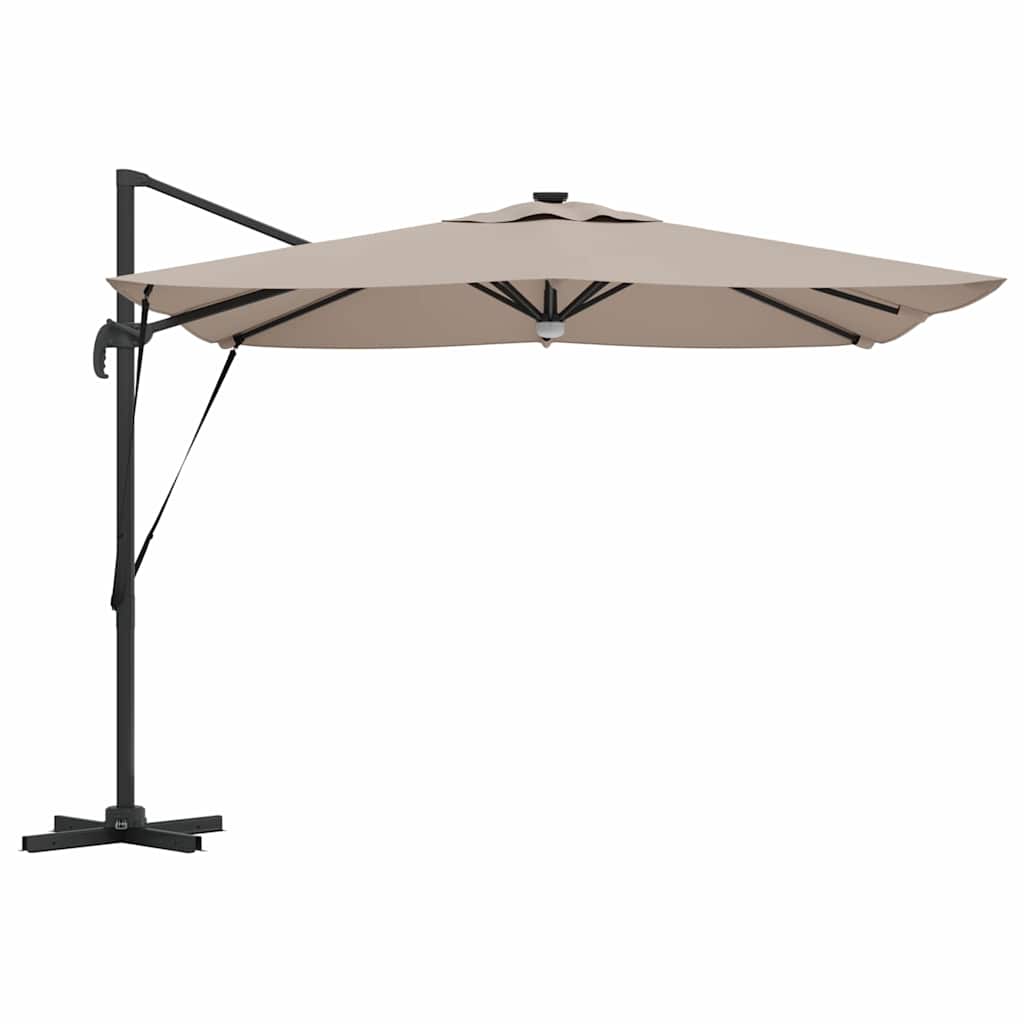 Roma Parasol 286 x 284 x 270 cm Aluminium og Polyester