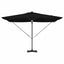 Roma Parasol Sort 286 x 284 x 270 cm Aluminium og Polyester