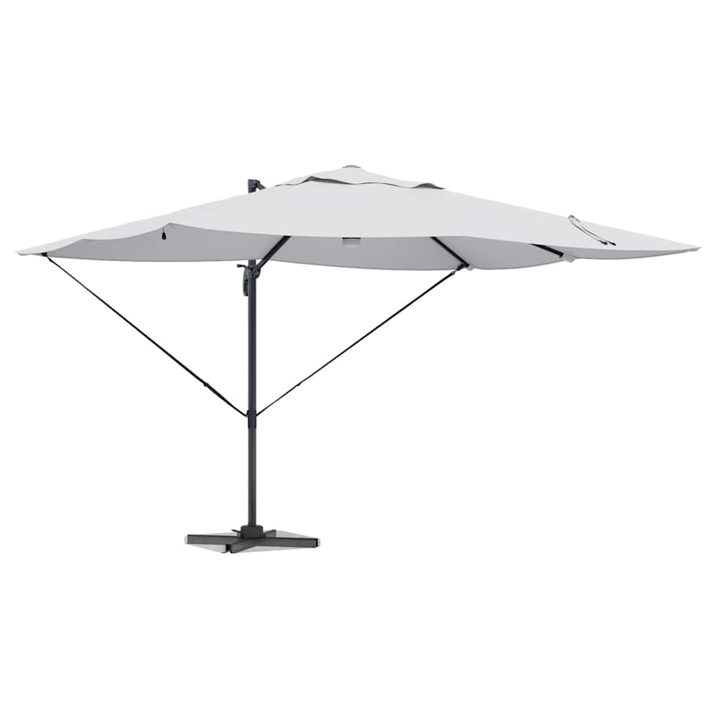 Parasol Sandfarvet 351 x 250 x 253 cm Polyester og Aluminium