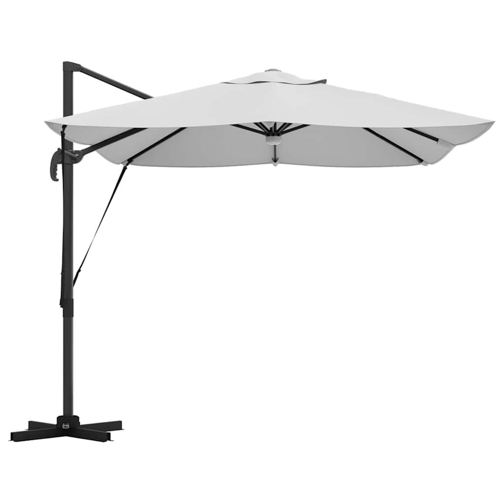 Parasol Sandfarvet 351 x 250 x 253 cm Polyester og Aluminium