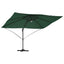 Parasol Grøn 351 x 250 x 253 cm Polyester og Aluminium