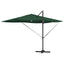 Parasol Grøn 351 x 250 x 253 cm Polyester og Aluminium
