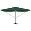 Parasol Grøn 351 x 250 x 253 cm Polyester og Aluminium