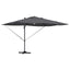 Parasol Antracit 351 x 250 x 253 cm Polyester og Aluminium
