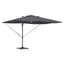 Parasol Antracit 351 x 250 x 253 cm Polyester og Aluminium