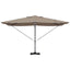 Parasol Gråbrun 351 x 250 x 253 cm Polyester og Aluminium