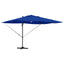 Parasol 351 x 250 x 253 cm Polyester og Aluminium Azurblå