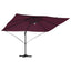 Parasol Bordeaux Rød 351 x 250 x 253 cm Polyester og Aluminium