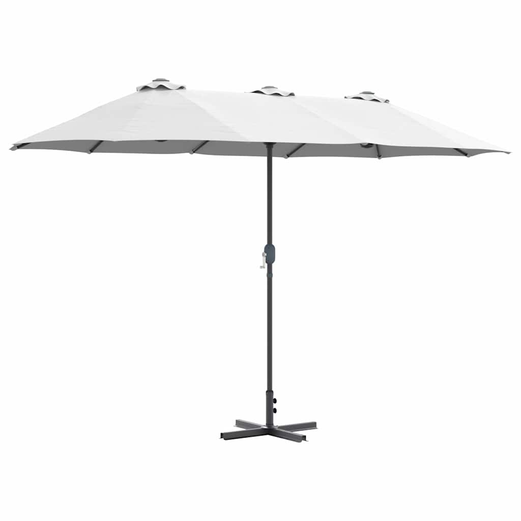 Havesol Sandfarvet 370 x 197 x 239 cm Polyester og Aluminium