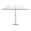 Havesol Sandfarvet 370 x 197 x 239 cm Polyester og Aluminium