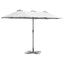 Havesol Sandfarvet 370 x 197 x 239 cm Polyester og Aluminium
