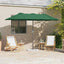 Havesol Grøn 370 x 197 x 239 cm Polyester og Aluminium
