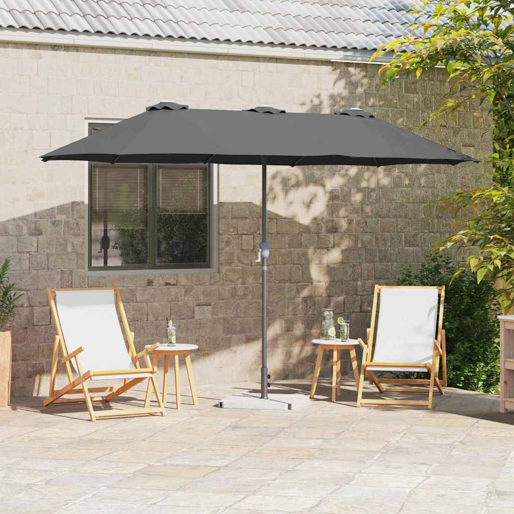 Havesol 370 x 197 x 239 cm Polyester og Aluminium Antracit