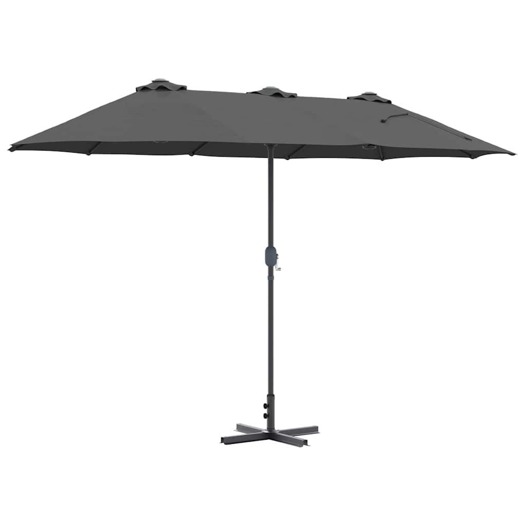 Havesol 370 x 197 x 239 cm Polyester og Aluminium Antracit