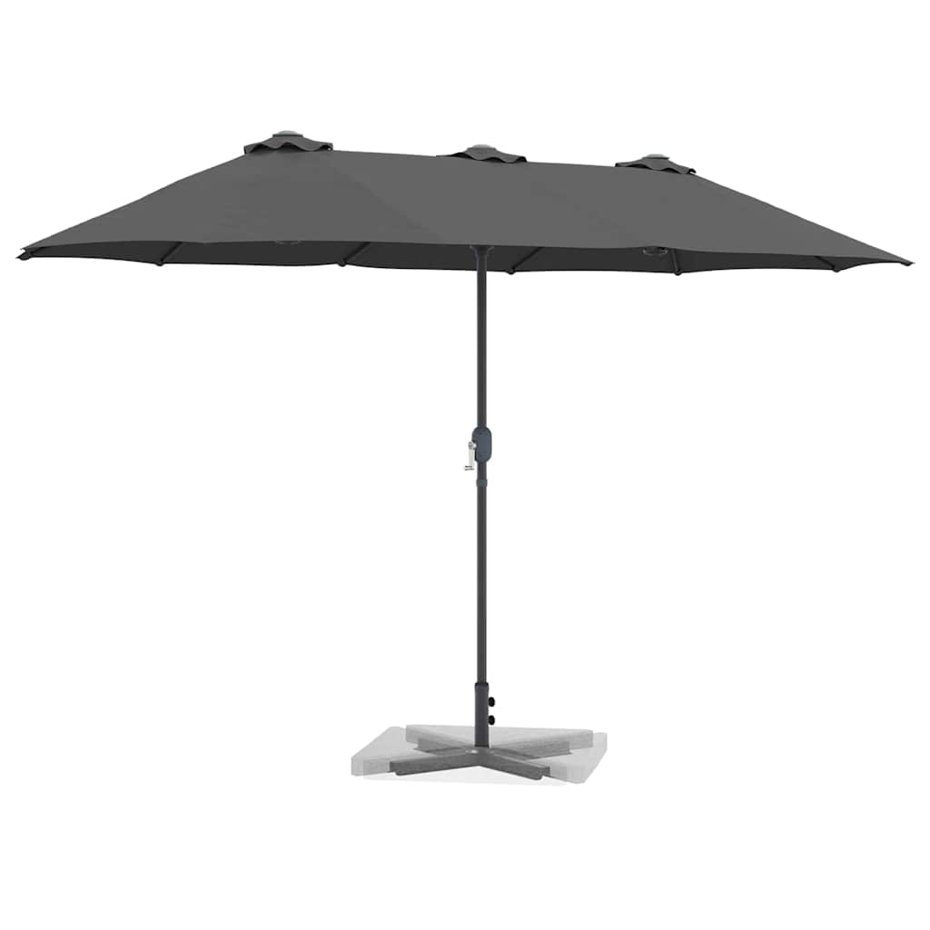 Havesol 370 x 197 x 239 cm Polyester og Aluminium Antracit