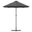 Havesol 370 x 197 x 239 cm Polyester og Aluminium Antracit