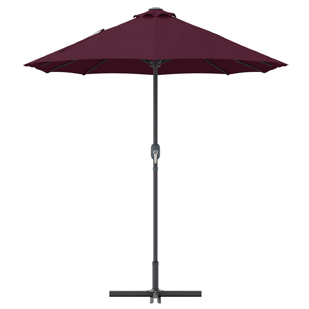 Havesol 370 x 197 x 239 cm Polyester og Aluminium Bordeaux Rød