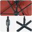 Havesol 370 x 197 x 239 cm Polyester og Aluminium Terrakotta