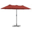 Havesol Terrakotta 370 x 197 x 239 cm Polyester og Aluminium