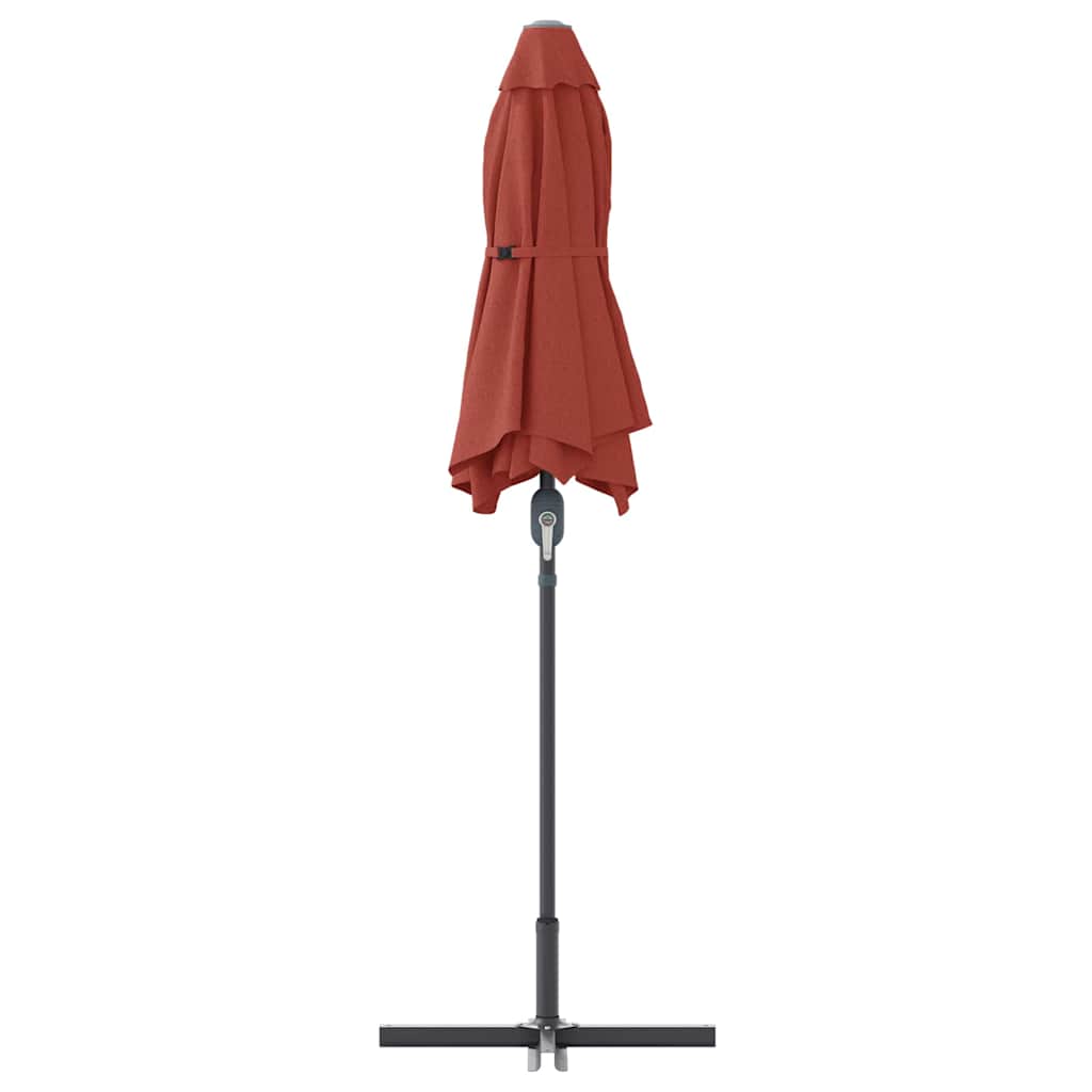 Havesol 370 x 197 x 239 cm Polyester og Aluminium Terrakotta
