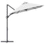 Parasol Sandfarvet 372 x 198 x 243 cm Polyester og Aluminium