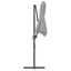 Parasol Sandfarvet 372 x 198 x 243 cm Polyester og Aluminium