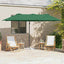 Parasol Grøn 372 x 198 x 243 cm Polyester og Aluminium