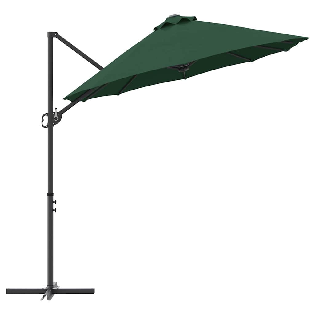 Parasol Grøn 372 x 198 x 243 cm Polyester og Aluminium