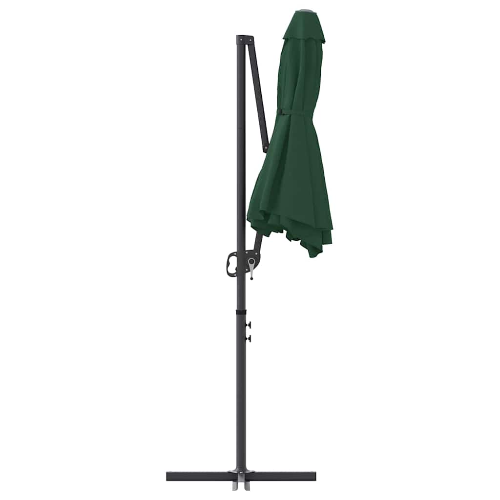 Parasol Grøn 372 x 198 x 243 cm Polyester og Aluminium