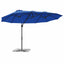 Parasol 372 x 198 x 243 cm Polyester og Aluminium Azurblå