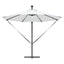 Parasol 294 x 294 x 248 cm Polyester og Aluminium Sandfarvet