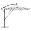 Parasol Sandfarvet 294 x 294 x 248 cm Polyester og Aluminium