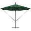 Parasol Grøn 294 x 294 x 248 cm Polyester og Aluminium