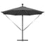 Parasol 294 x 294 x 248 cm Polyester og Aluminium Antracit