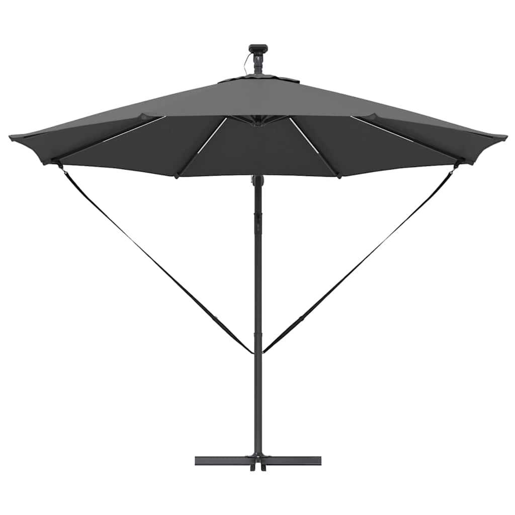Parasol 294 x 294 x 248 cm Polyester og Aluminium Antracit