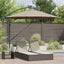 Parasol Gråbrun 294 x 294 x 248 cm Polyester og Aluminium