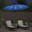 Parasol 294 x 294 x 248 cm Polyester og Aluminium Azurblå