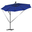 Parasol 294 x 294 x 248 cm Polyester og Aluminium Azurblå