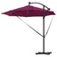 Parasol Bordeaux Rød 294 x 294 x 248 cm Polyester og Aluminium