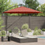 Parasol Terrakotta 294 x 294 x 248 cm Polyester og Aluminium