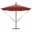 Parasol Terrakotta 294 x 294 x 248 cm Polyester og Aluminium