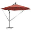 Parasol 294 x 294 x 248 cm Polyester og Aluminium Terrakotta