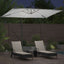 Parasol Sandfarvet 294 x 200 x 270 cm Polyester og Aluminium