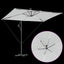 Parasol Sandfarvet 294 x 200 x 270 cm Polyester og Aluminium