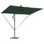 Parasol Grøn 294 x 200 x 270 cm Polyester og Aluminium