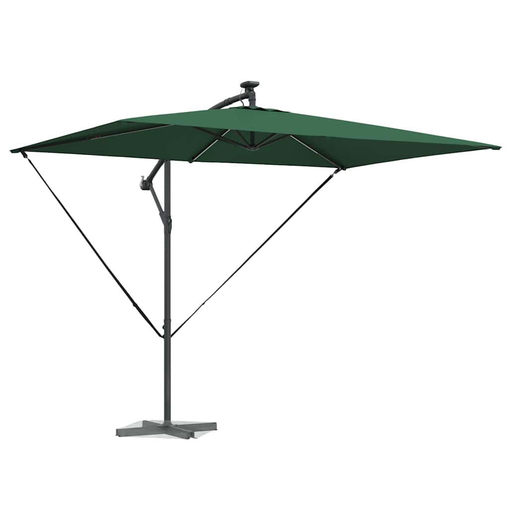 Parasol 294 x 200 x 270 cm Polyester og Aluminium Grøn
