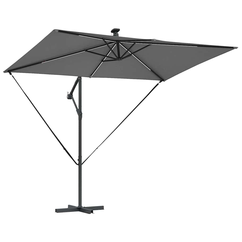 Parasol 294 x 200 x 270 cm Polyester og Aluminium Antracit